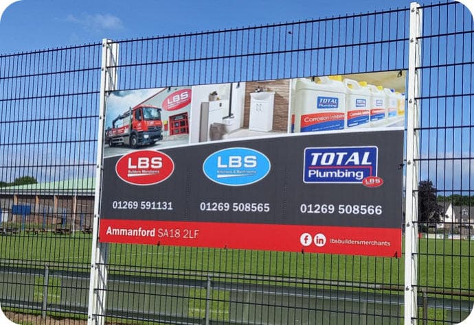 LBS mesh banner